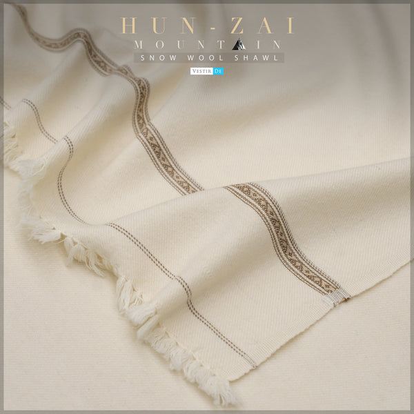 HUN-ZAI Mountain Snow Wool Shawl