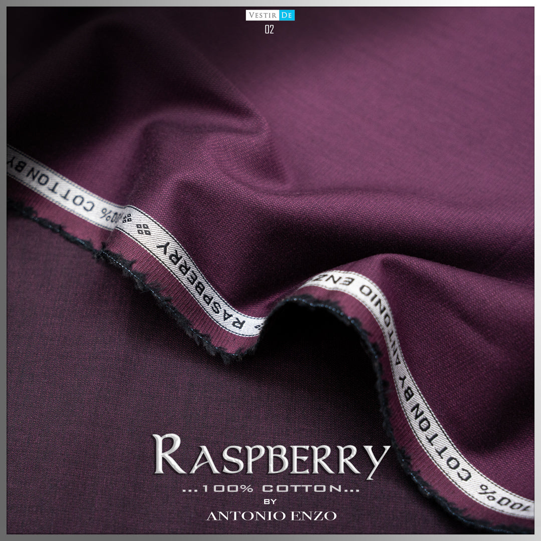 Raspberry 100% Cotton By Antonio Enzo