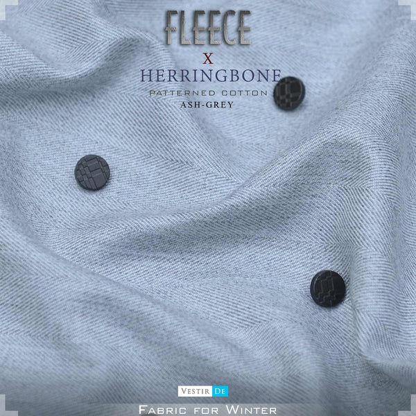 Fleece X Herringbone ASH-GREY