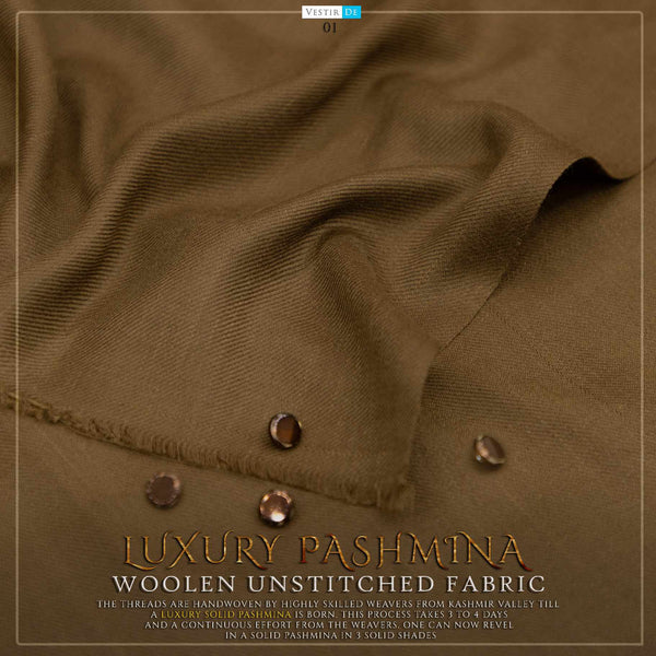 Luxury Pashmina Woolen Unstitched Fabric