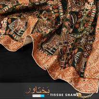 Bakhtawar Tissue Shawl