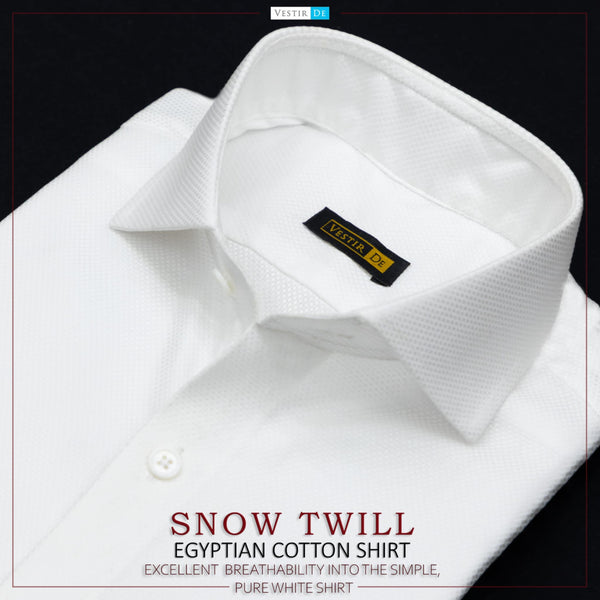 Snow Twill Egyptian Cotton Shirt