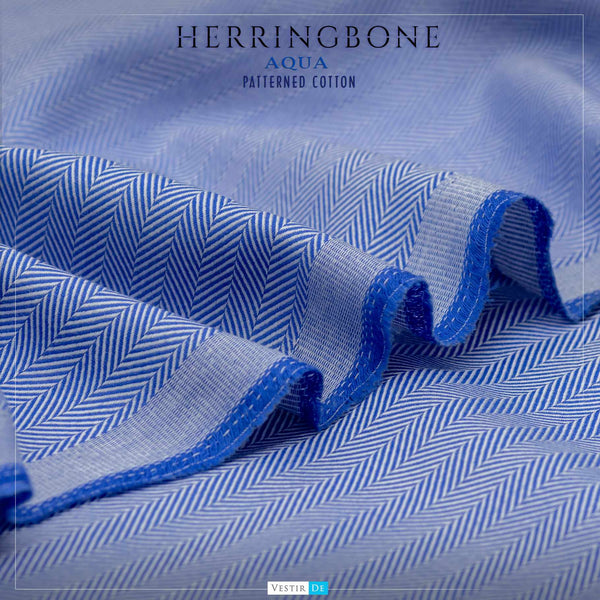 Herringbone Aqua