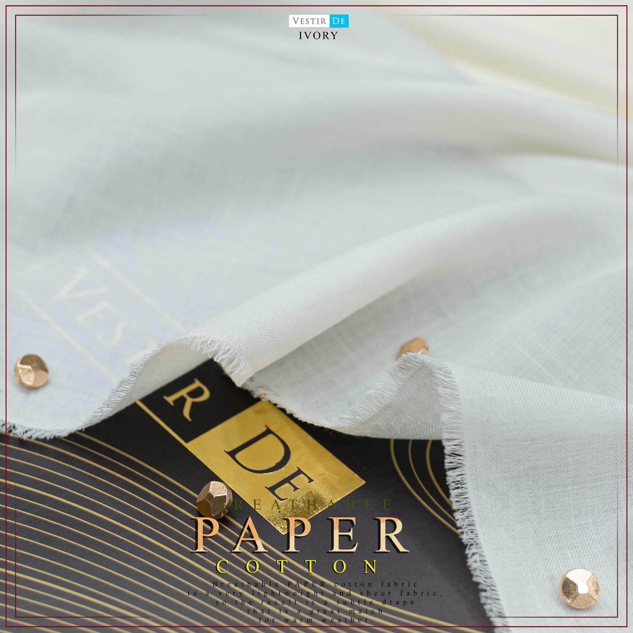 Breathable Paper Cotton Ivory – Vestir De