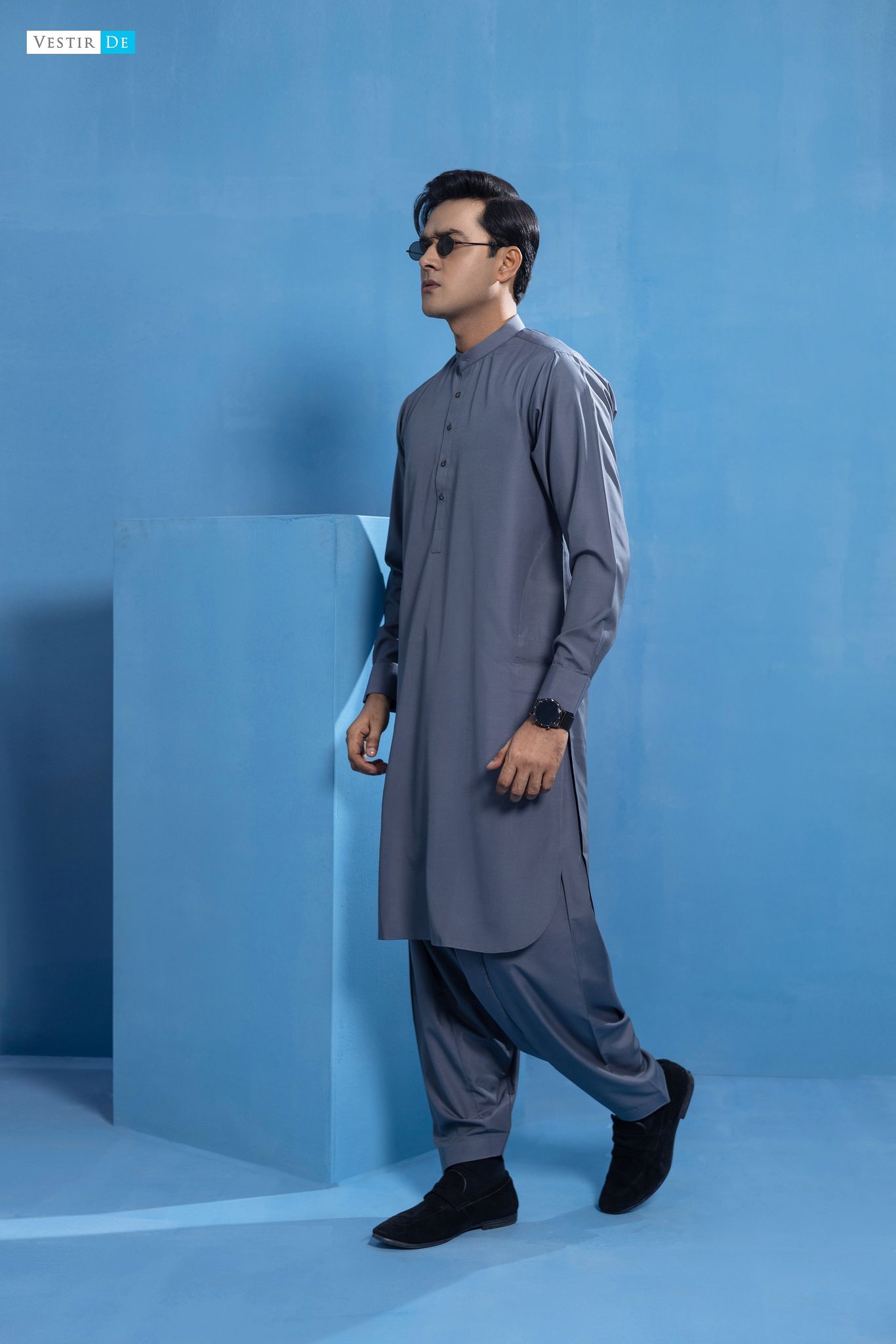 SKC 23-04  Slate Ban Collor Shalwar Kameez