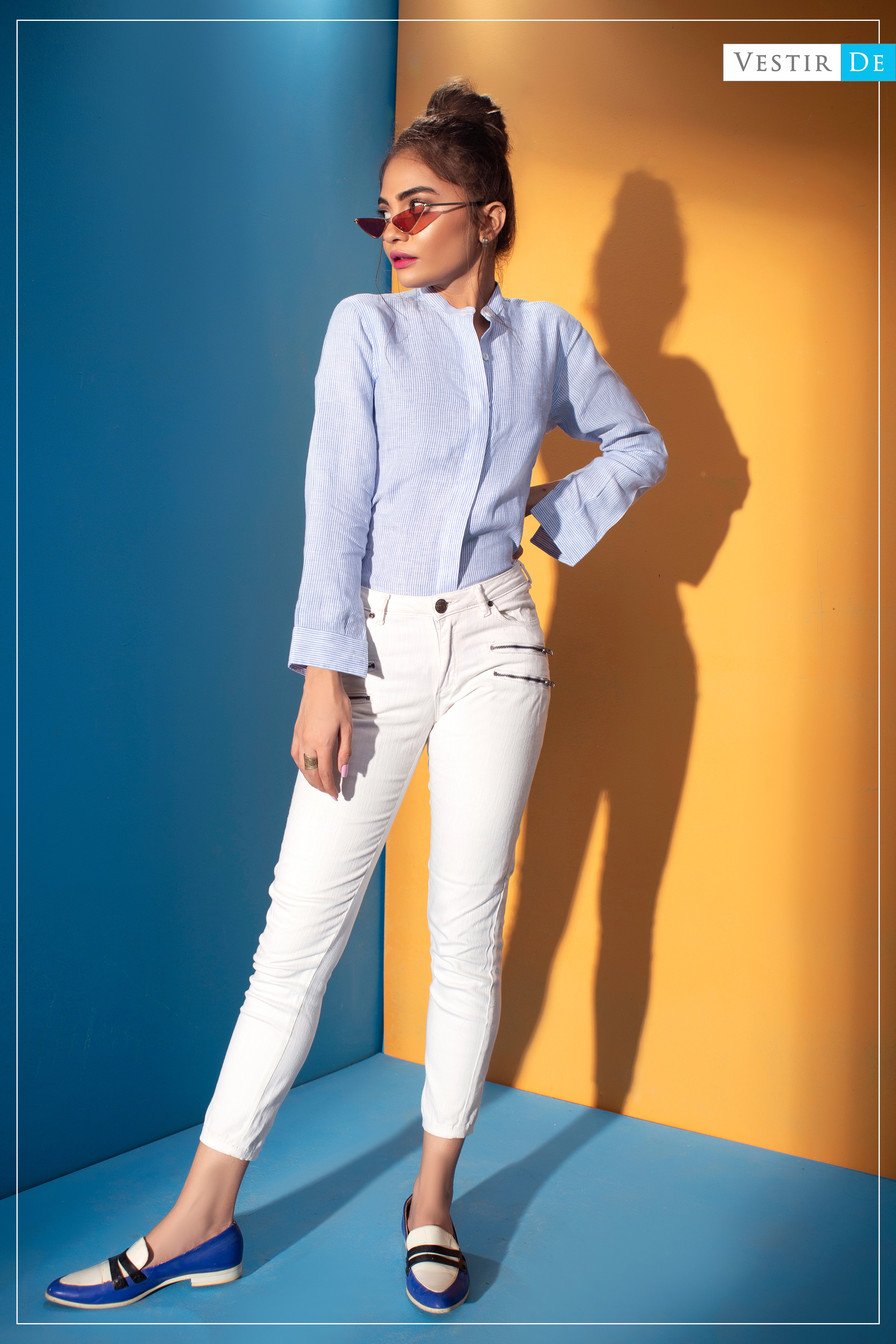 Blue Ban Collor Lining Irish
