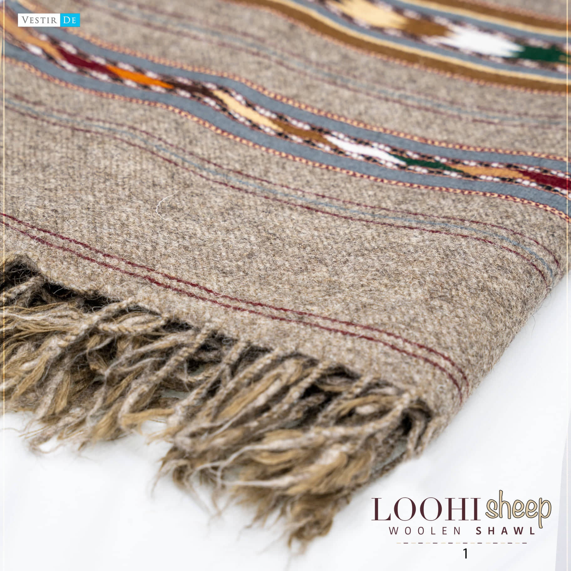Loohi Sheep Woolen Shawl 2022-23