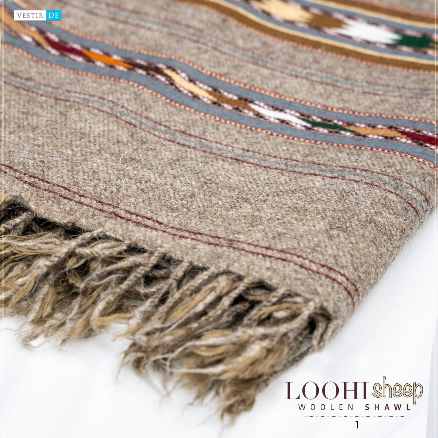 Loohi Sheep Woolen Shawl 2022-23