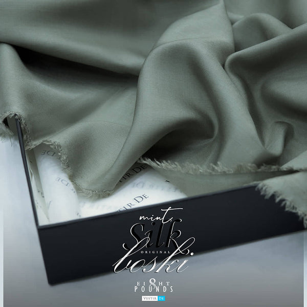 Buy Mint Silk Original Boski 8 Pounds Fabric 
