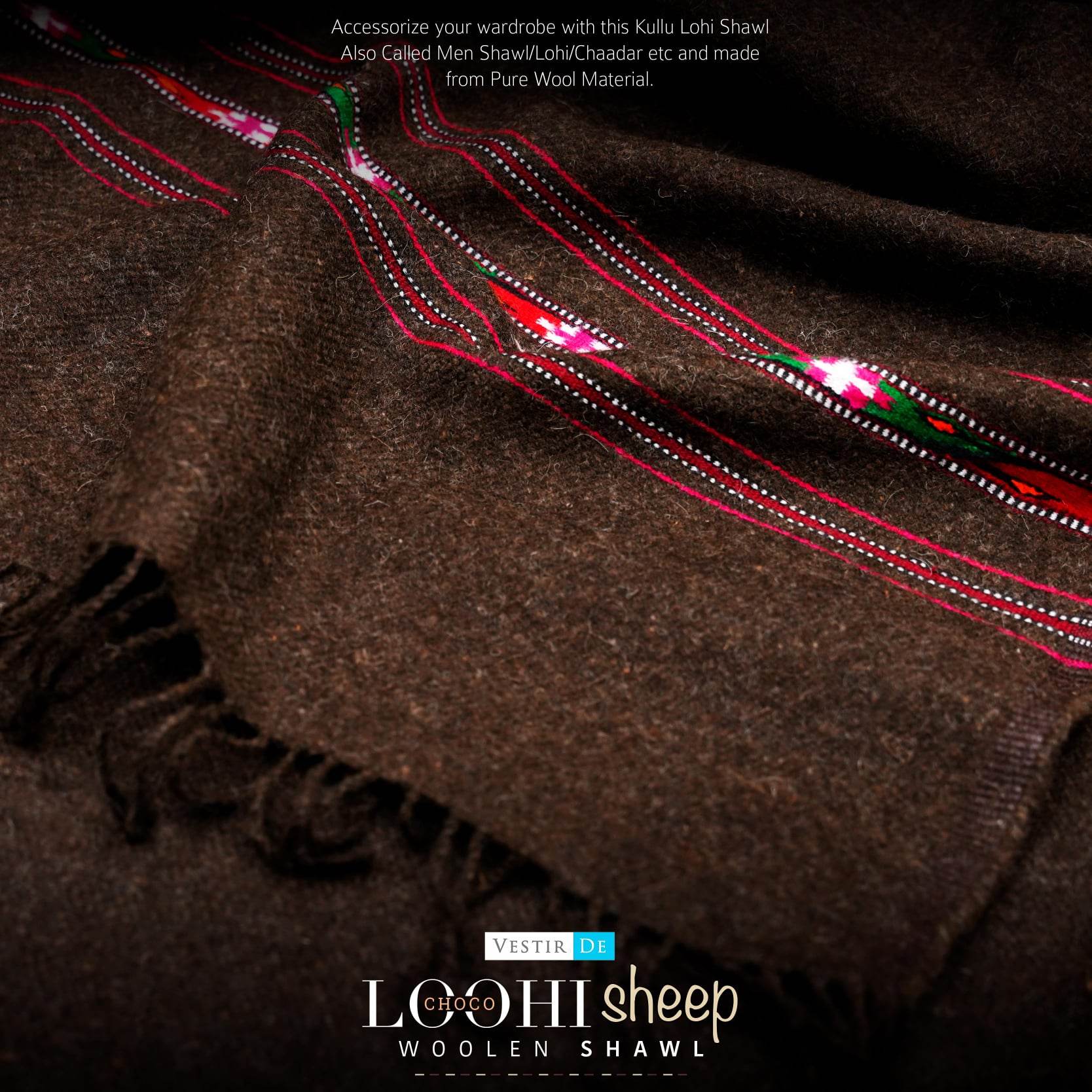 Loohi Sheep Woolen Shawl 2023