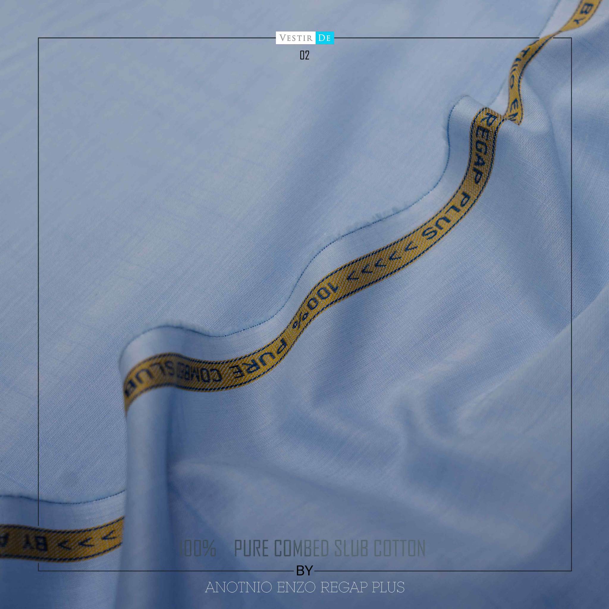 Pure Combed Slub Cotton X Anotnio Enzo Regap Plus