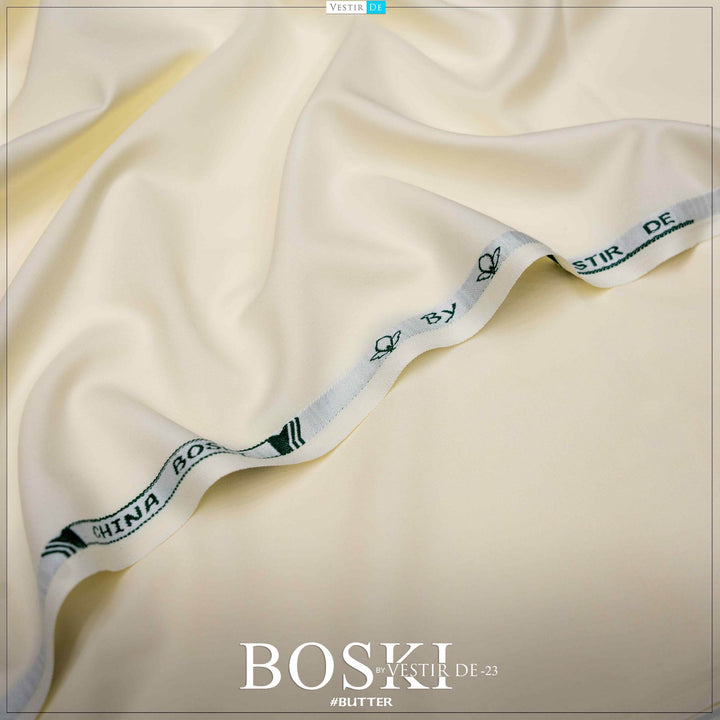 butter color Boski Fabric by Vestir De 23