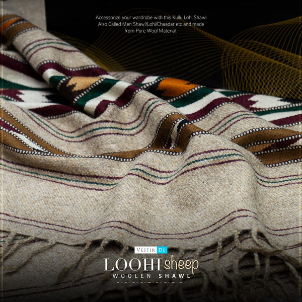 Buy Premium Loohi Sheep Woolen Shawl - Vestir De