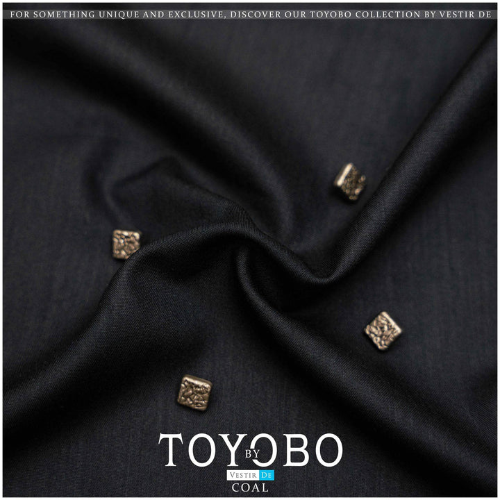coal color Toyobo Boski Fabric Online