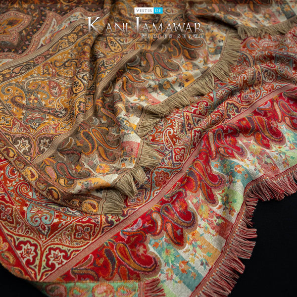 Kani Jamawar Wool Shawl