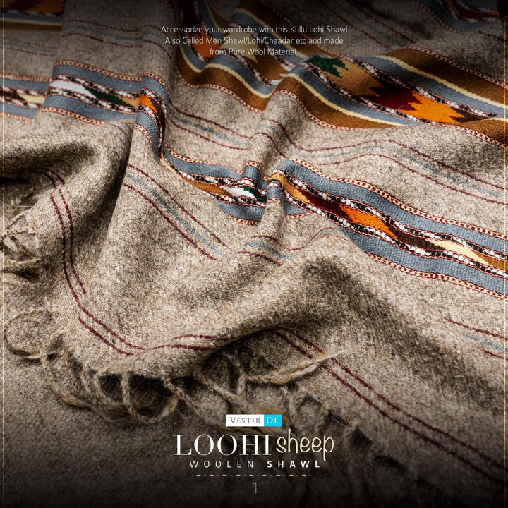 Finest Loohi Sheep Woolen Shawl 
