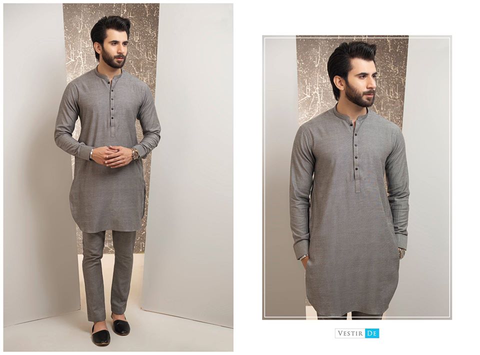 Grey Kurta Trouser - Vestir De