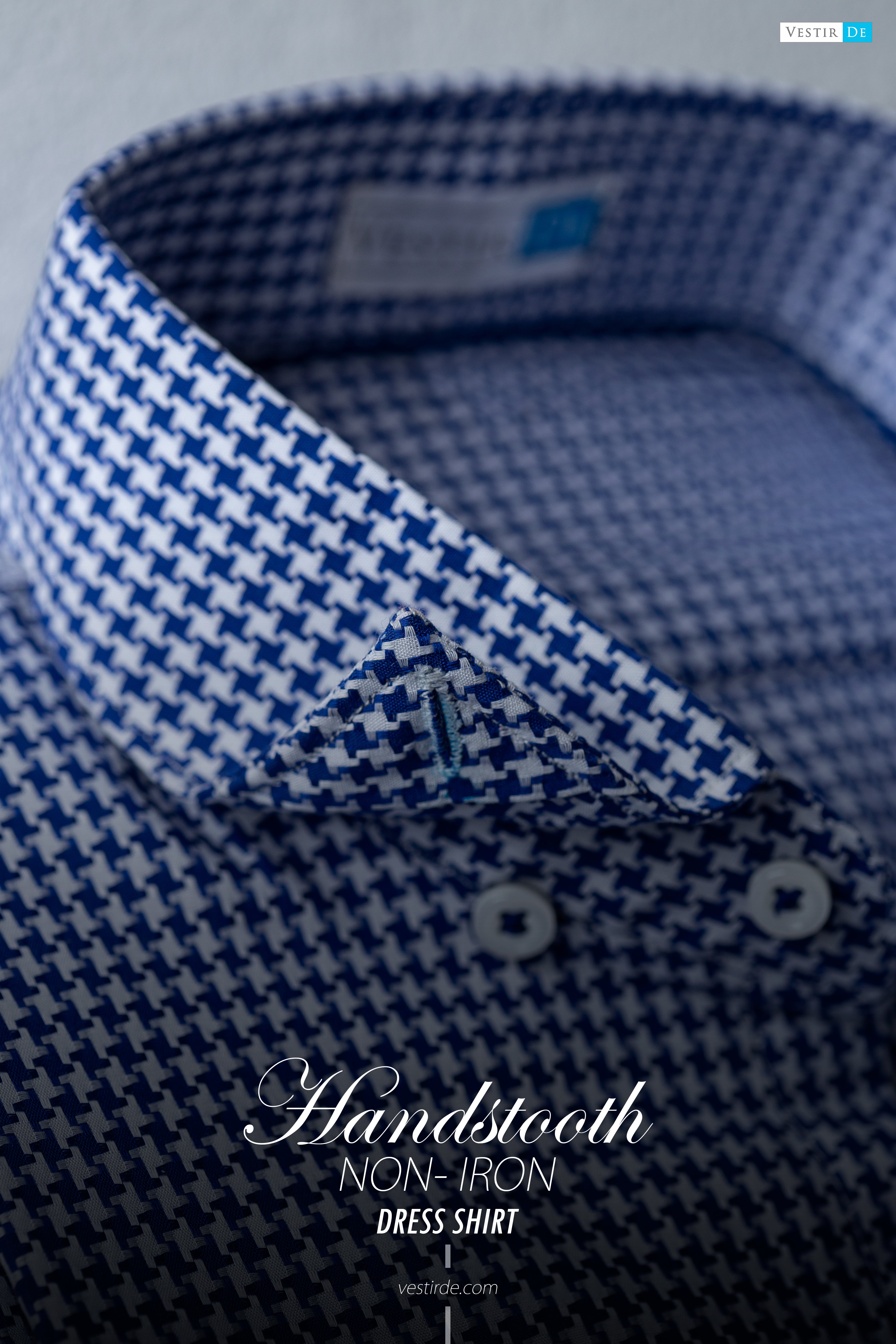 Handstooth Non- Iron Dress Shirt