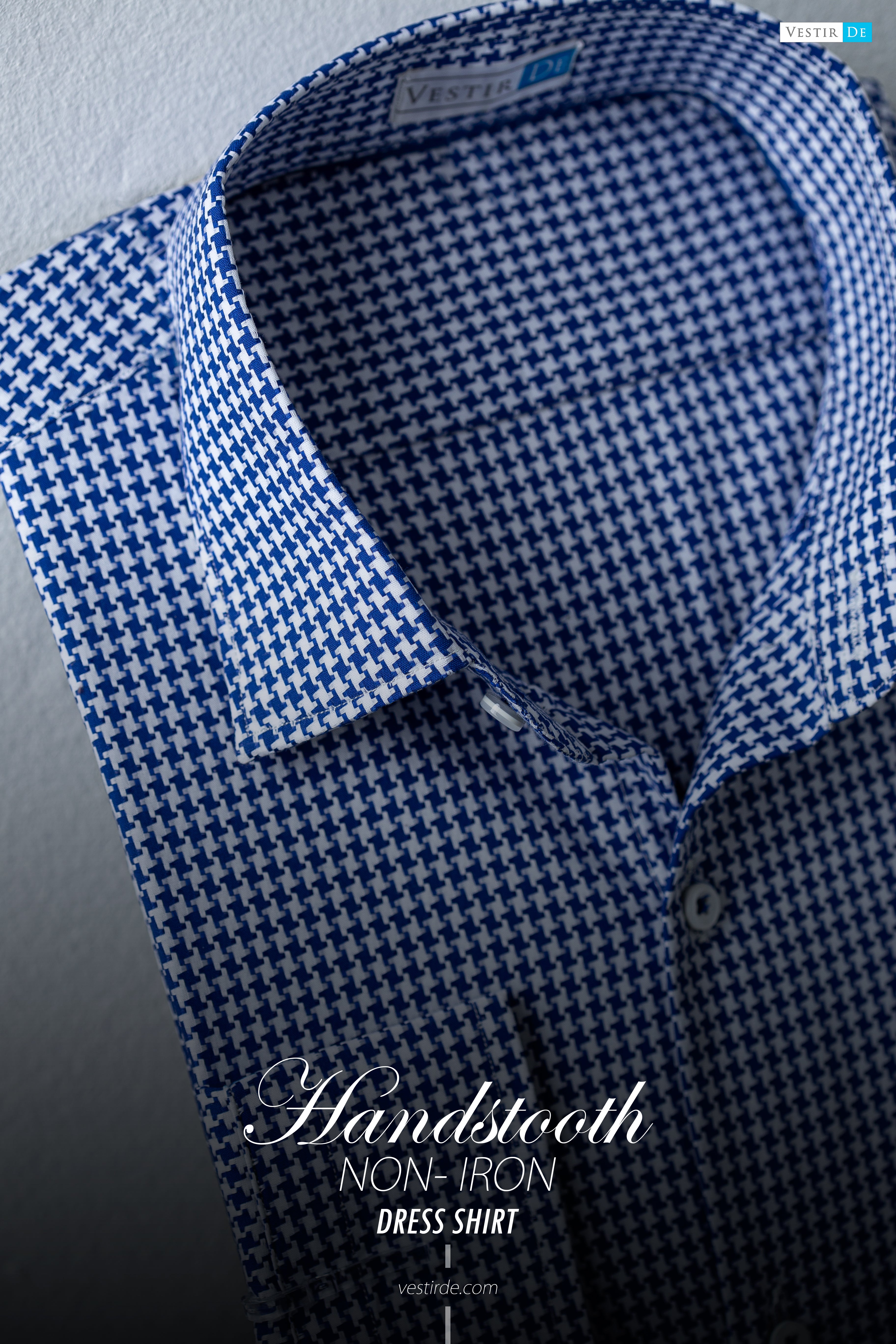 Handstooth Non- Iron Dress Shirt