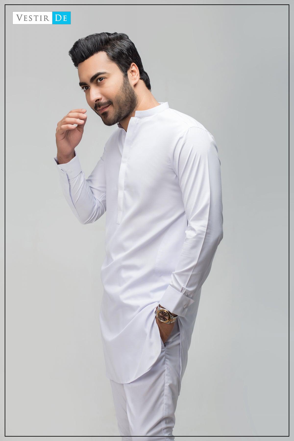 White Boski Kurta Trouser - Vestir De