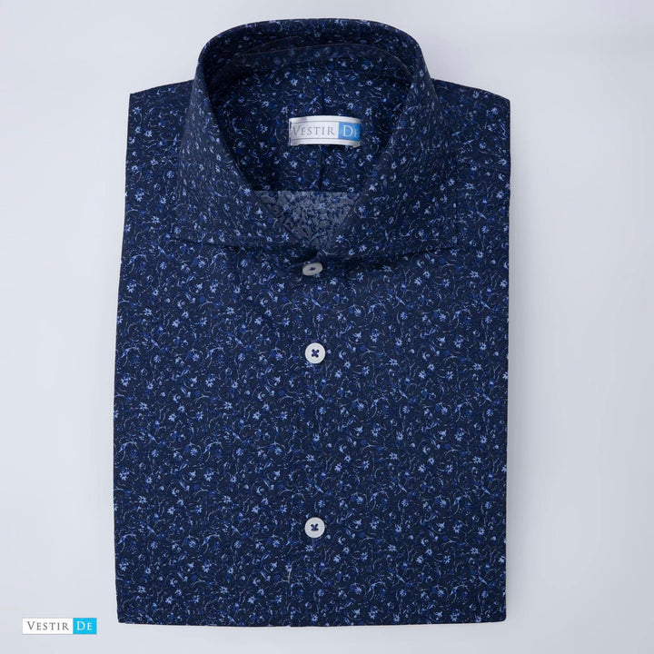 Men’s Floral Blue Printed Shirt online