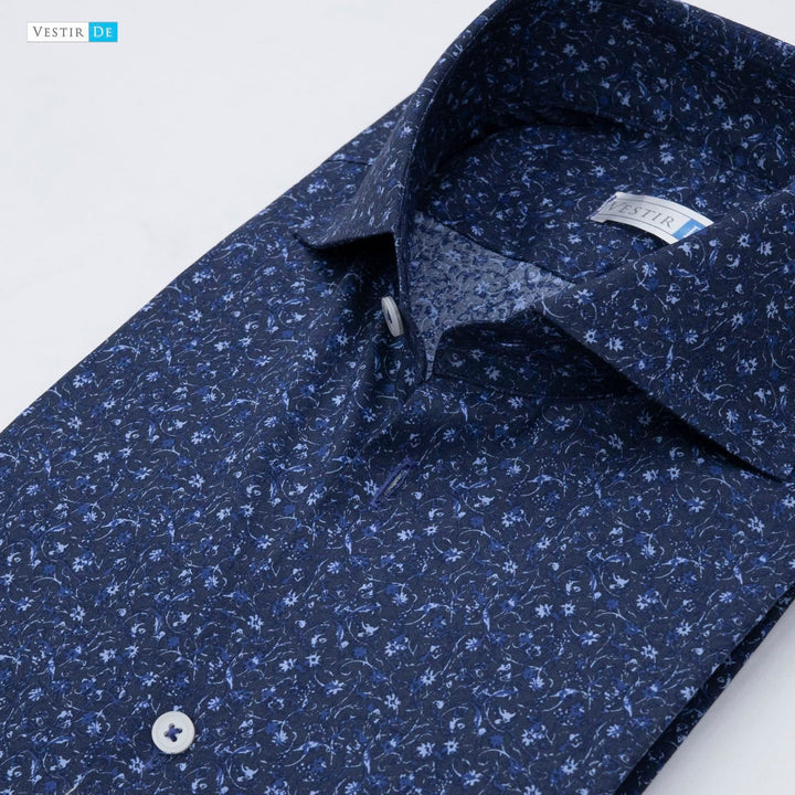 Men’s Floral Blue Printed Shirt online in Pakistan