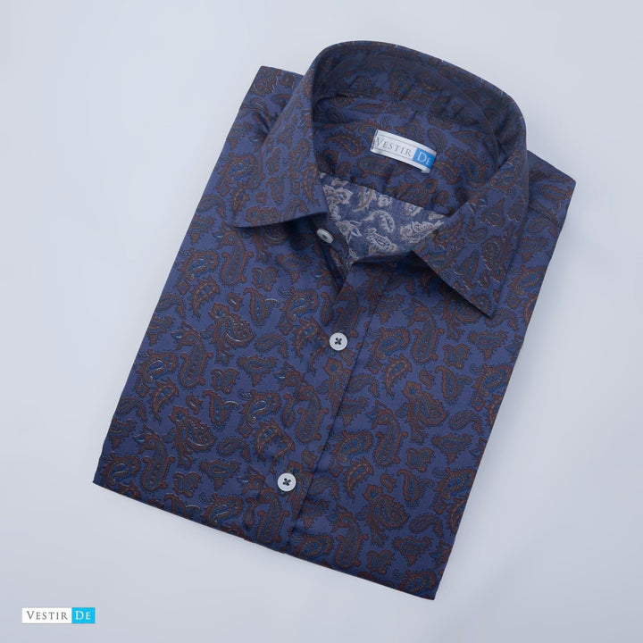 Men’s Printed Blue Floral Shirt at Best Price online