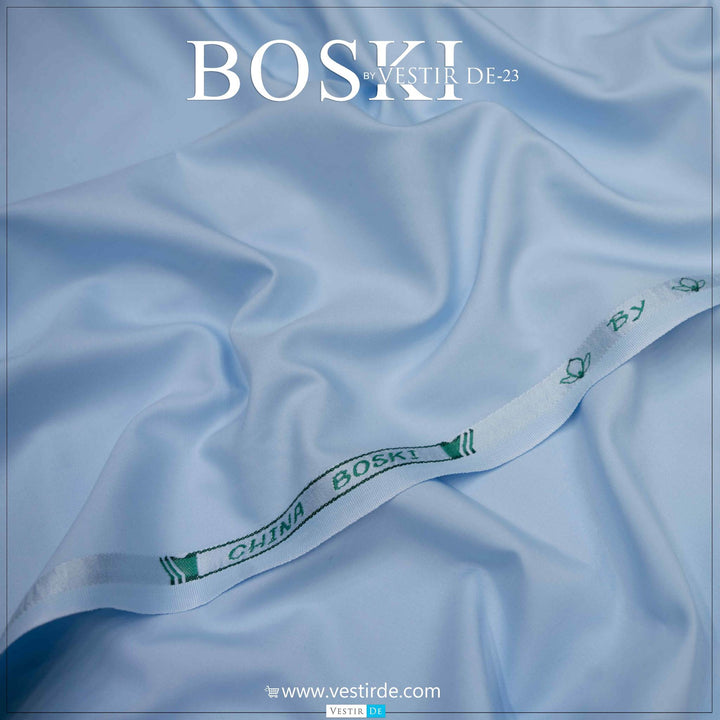 sky blue Boski Fabric Online by Vestir De 23