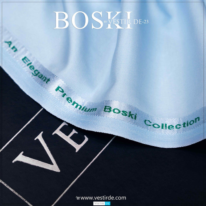 sky blue Boski Fabric by Vestir De 23