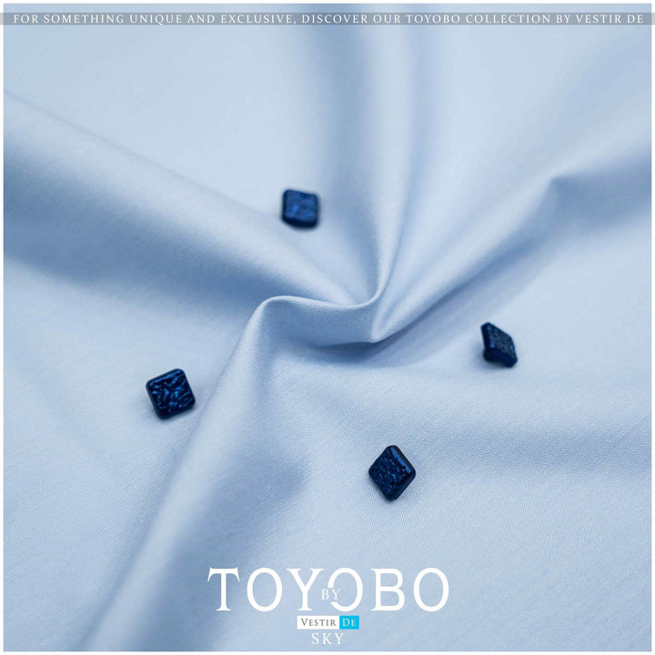 sky color Toyobo Boski Fabric Online