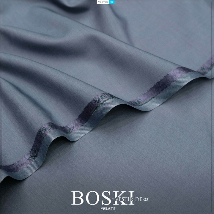 slate color Boski Fabric by Vestir De 23
