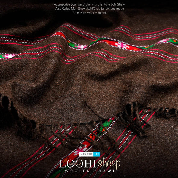 Top-Quality Loohi Sheep Woolen Shawl | Vestir De