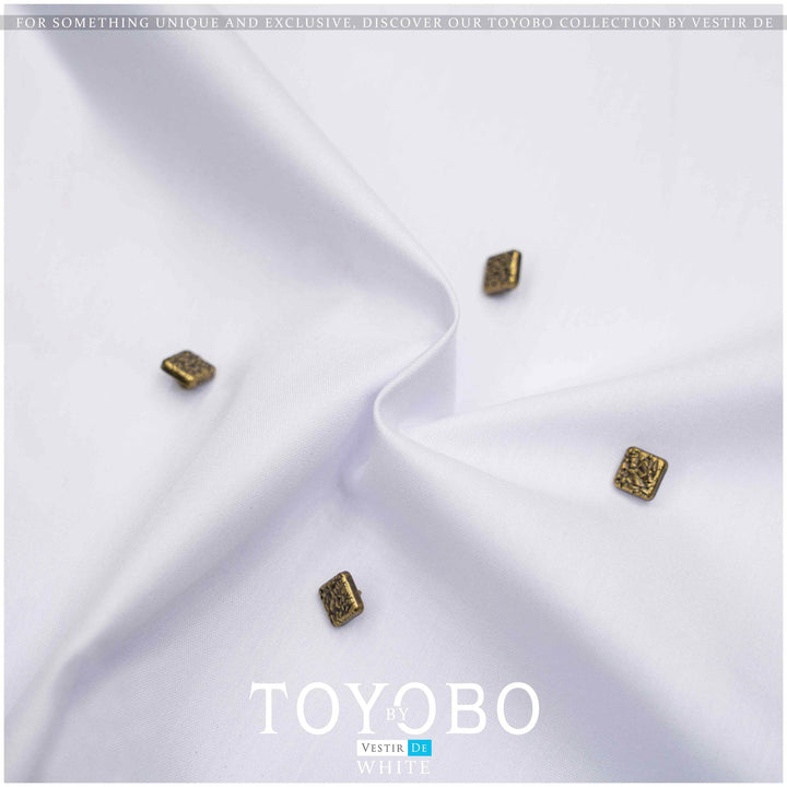 white Toyobo Boski Fabric Online