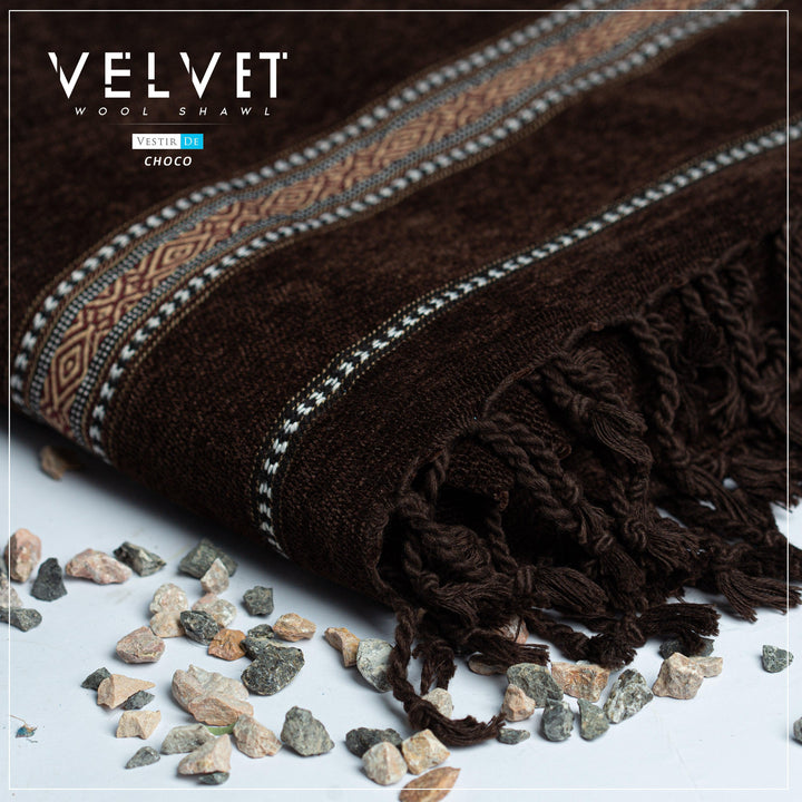 Velvet Wool Shawl - Vestir De