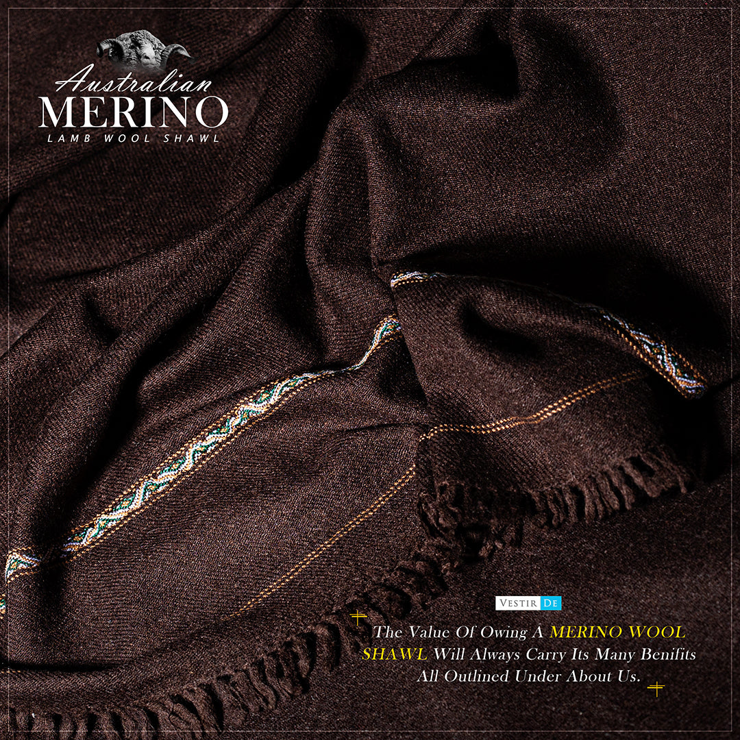 Australian Merino Lamb Wool Shawl 2021-22
